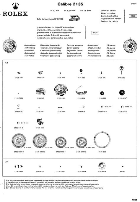 rolex 2135 pdf